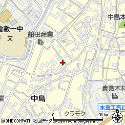 岡山県倉敷市中島1089周辺の地図