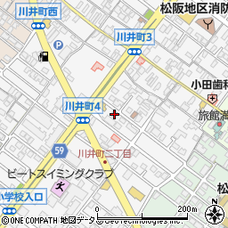 三重県松阪市川井町895-4周辺の地図