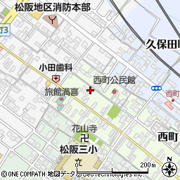 三重県松阪市西町2575-1周辺の地図