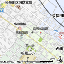 三重県松阪市西町2575-1周辺の地図