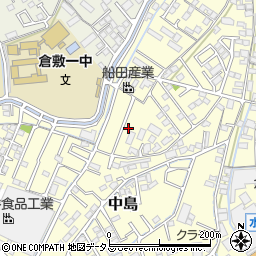岡山県倉敷市中島1096周辺の地図