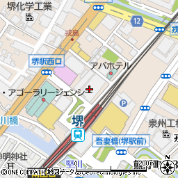トヨタレンタリース新大阪堺駅前店周辺の地図