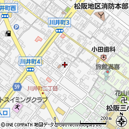 三重県松阪市川井町907-1周辺の地図