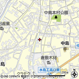 岡山県倉敷市中島1026周辺の地図