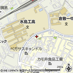 岡山県倉敷市中島1118周辺の地図