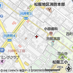 三重県松阪市川井町1153周辺の地図
