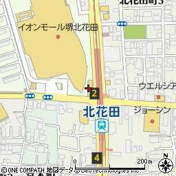 セブンイレブン堺北花田店周辺の地図