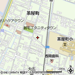 岡山県倉敷市茶屋町1739-38周辺の地図