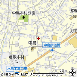 岡山県倉敷市中島662周辺の地図