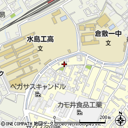 岡山県倉敷市中島1117周辺の地図