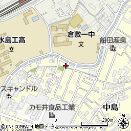 岡山県倉敷市中島1102周辺の地図