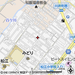 三重県松阪市川井町279-5周辺の地図