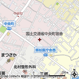 三重県松阪市中央町571-1周辺の地図