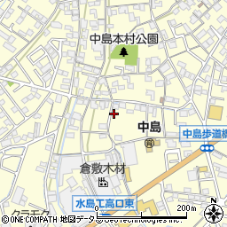 岡山県倉敷市中島656周辺の地図