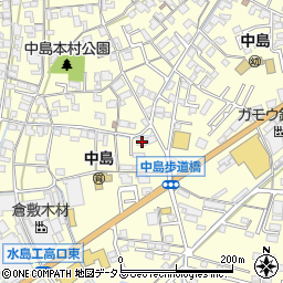 岡山県倉敷市中島663周辺の地図