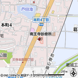 南王寺診療所周辺の地図