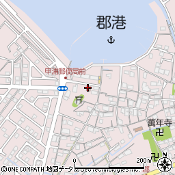 甲浦郵便局 ＡＴＭ周辺の地図