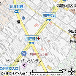 三重県松阪市川井町895-3周辺の地図