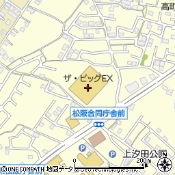 ザ・ビッグエクスプレス松阪高町店周辺の地図