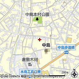 岡山県倉敷市中島654周辺の地図
