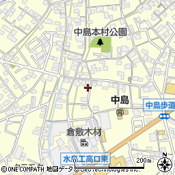 岡山県倉敷市中島1021周辺の地図