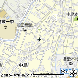 岡山県倉敷市中島1085周辺の地図
