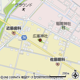 広峯神社周辺の地図