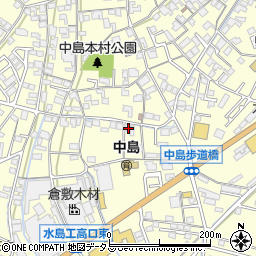岡山県倉敷市中島661周辺の地図