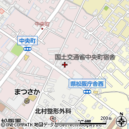 三重県松阪市中央町505-1周辺の地図