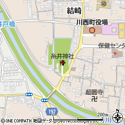 糸井神社周辺の地図