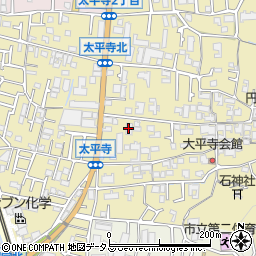 シャンブル太平寺松風苑周辺の地図