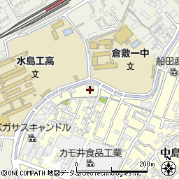 岡山県倉敷市中島1111周辺の地図