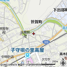 岡山県井原市高屋町763-6周辺の地図