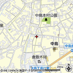 岡山県倉敷市中島1022周辺の地図