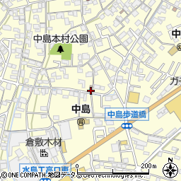岡山県倉敷市中島650周辺の地図