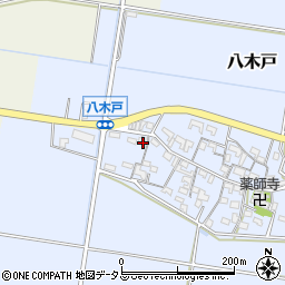 三重県多気郡明和町八木戸308周辺の地図