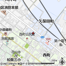松阪工作所通所授産施設周辺の地図