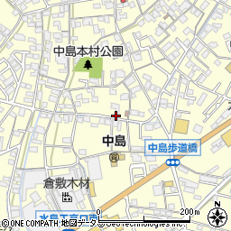 岡山県倉敷市中島652周辺の地図