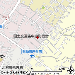 三重県松阪市中央町580周辺の地図