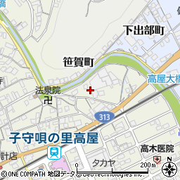 岡山県井原市高屋町715周辺の地図