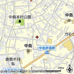 岡山県倉敷市中島648周辺の地図