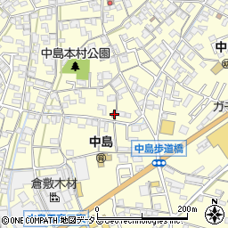 岡山県倉敷市中島651周辺の地図