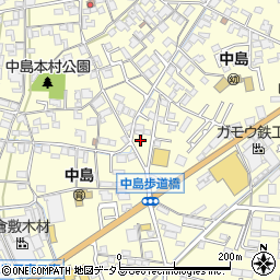 岡山県倉敷市中島645周辺の地図
