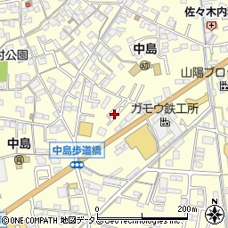 岡山県倉敷市中島685周辺の地図