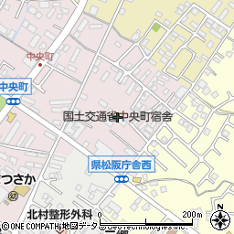 三重県松阪市中央町580-2周辺の地図