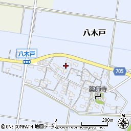 三重県多気郡明和町八木戸295周辺の地図