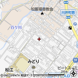 三重県松阪市川井町281-7周辺の地図