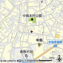 岡山県倉敷市中島629周辺の地図