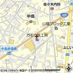 岡山県倉敷市中島726周辺の地図