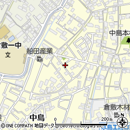 岡山県倉敷市中島1084周辺の地図